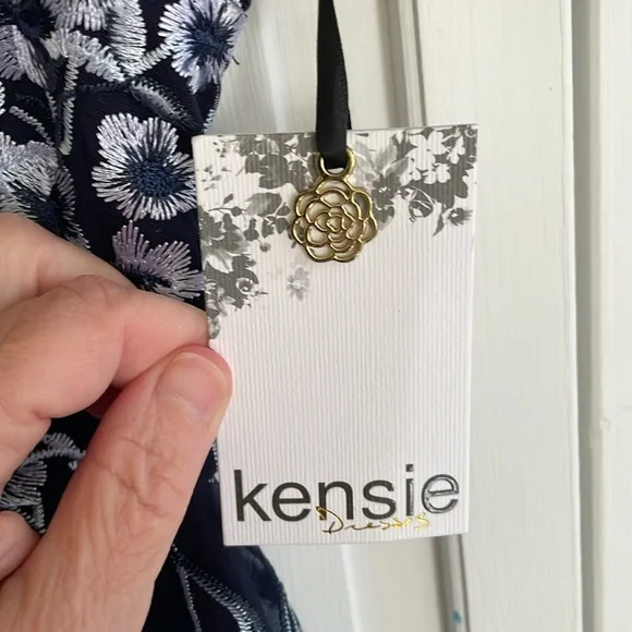 Kenzie Dresses - Navy Cocktail Dress - Picture 2 of 10